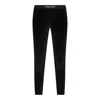 Tom Ford Stretch Lustrous Velour Signature Leggings Trousers Black In Black