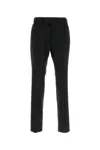 Tom Ford Wool Trousers With Belt Loops And Pockets In Black