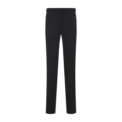 Tom Ford Wool Trousers In Black