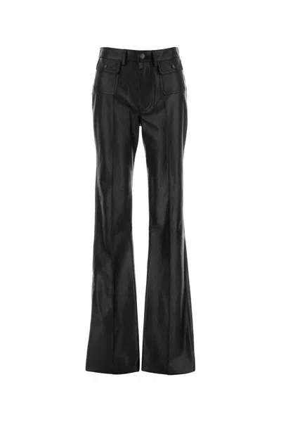 Tom Ford Grain Lux Goat Leather Pants With Patch Pockets In Black