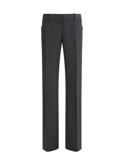 Tom Ford Light Grain De Poudre Tailored Low Waist In Black