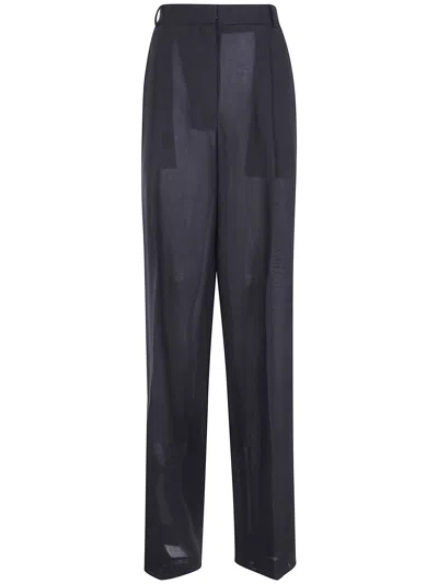 Tom Ford Pants Pleated Straight "espresso" In Brown