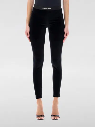 TOM FORD PANTS TOM FORD WOMAN COLOR BLACK,H17760002