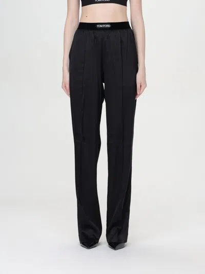 TOM FORD PANTS TOM FORD WOMAN COLOR BLACK,F76929002
