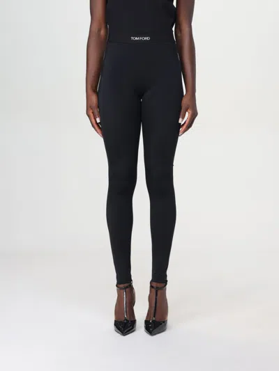 TOM FORD PANTS TOM FORD WOMAN COLOR BLACK,F77366002