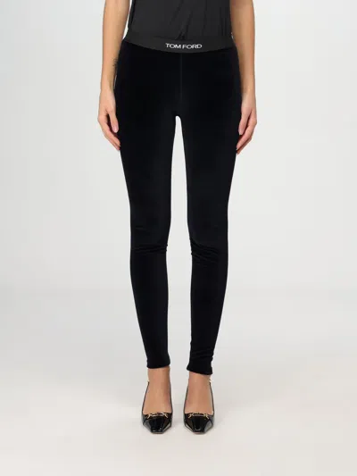 TOM FORD PANTS TOM FORD WOMAN COLOR BLUE,F77378009