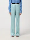 Tom Ford Jacquard-trimmed Stretch-silk Satin Wide-leg Pants In Gnawed Blue