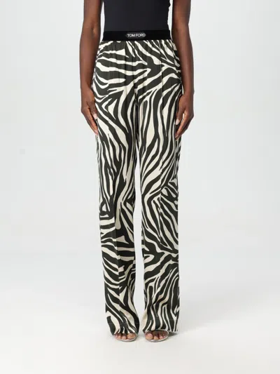 TOM FORD PANTS TOM FORD WOMAN COLOR MULTICOLOR,G44574005