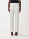 Tom Ford Wallis Striped Wool And Silk-blend Straight Pants In White