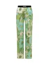 TOM FORD TOM FORD PANTS WITH FLORAL DECORATION