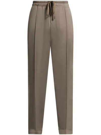Tom Ford Pants With Logo In Gray