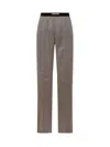 Tom Ford Pants With Polka Dot Print In Gray