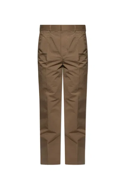 Tom Ford Pants With Rolled-up Legs In Brown