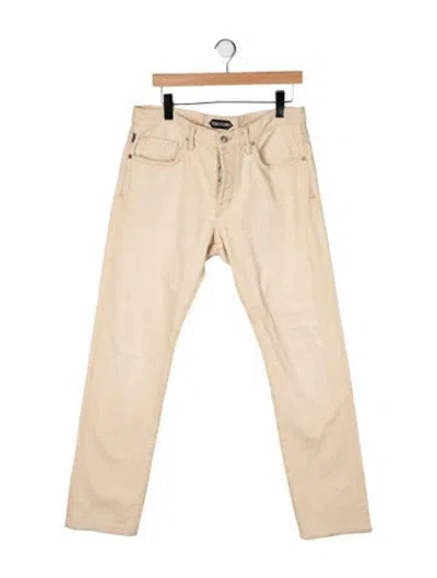 Pre-owned Tom Ford Pants In Yellow