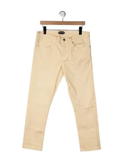 Pre-owned Tom Ford Pants In Yellow