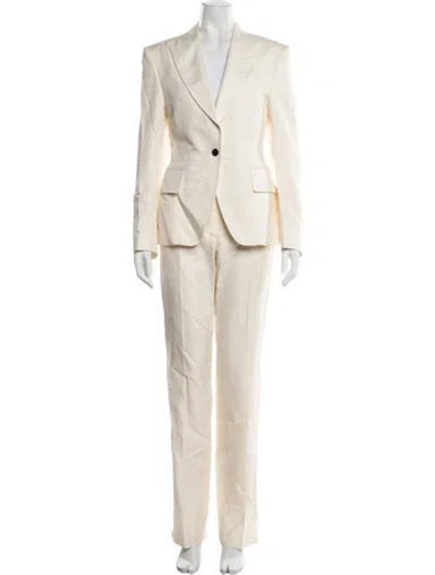 Pre-owned Tom Ford Pantsuit In Neutrals