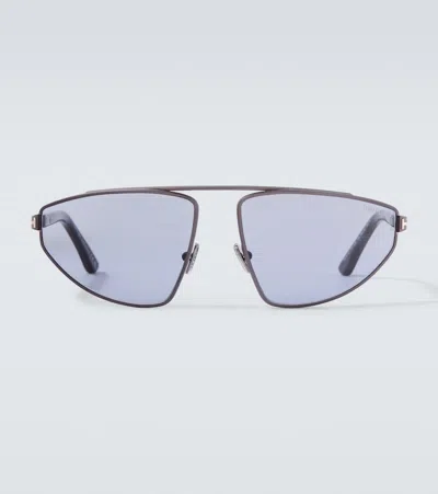 Tom Ford Parker-02 Aviator Sunglasses In Black