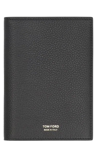 Tom Ford Passport Holder In Black