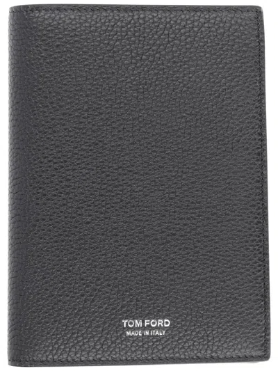 TOM FORD TOM FORD PASSPORT HOLDER WITH LOGO