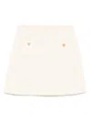 Tom Ford Patch-pockets Mini Skirt In Aw060 Crema
