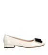 Tom Ford Off-white Audrey Ballerina Flats In White