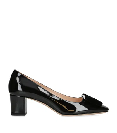 Tom Ford Audrey Velvet Bow Ballerina Pump In Black