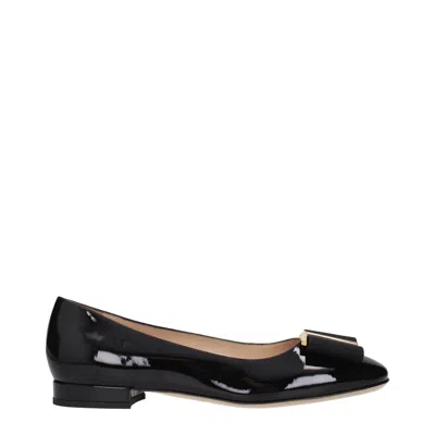 Tom Ford Patent Leather Ballet Flat In Black