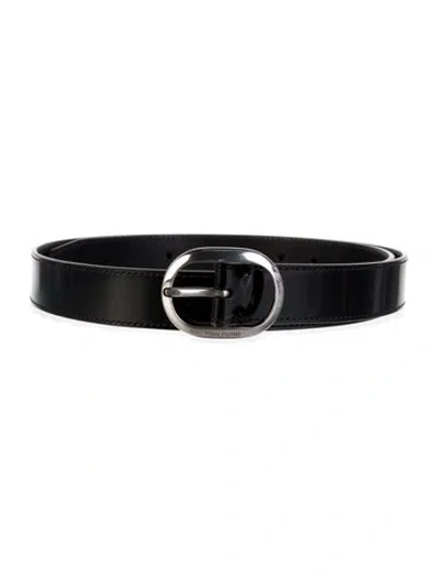 Pre-owned Tom Ford Patent Leather Belt In Black