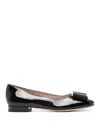 Tom Ford Audrey Bow-embellished Patent-leather Ballet Flats In Black