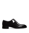 Tom Ford Elkan Patent Leather Oxford Lace-up Shoes In Black