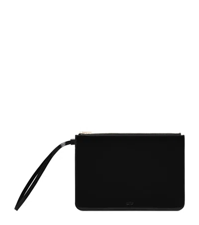Tom Ford Patent Leather Pouch In Black
