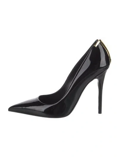Pre-owned Tom Ford Patent Leather Pumps In Black