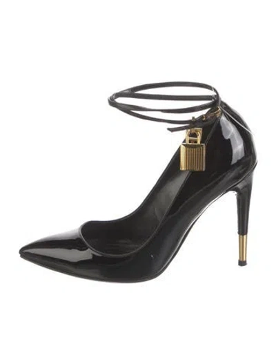 Pre-owned Tom Ford Patent Leather Pumps In Black