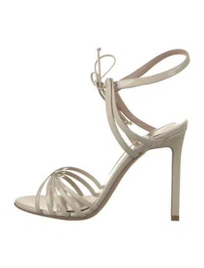 Pre-owned Tom Ford Patent Leather Sandals In Neutral