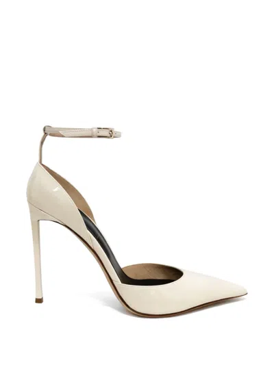 Tom Ford Patent-finish Pumps In Neutral