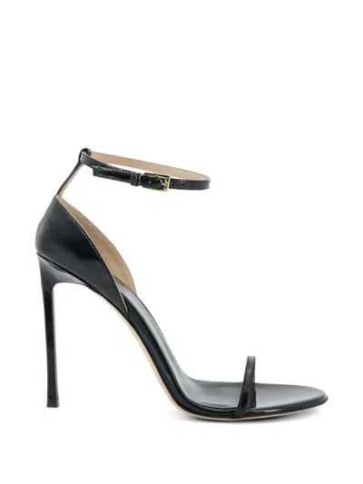 Tom Ford Patent-leather Sandals In Black
