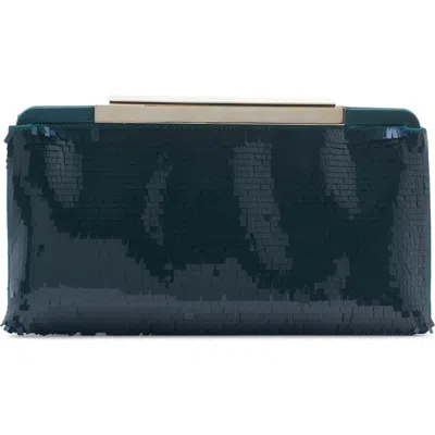 Tom Ford Patrick Paillette Clutch In Green