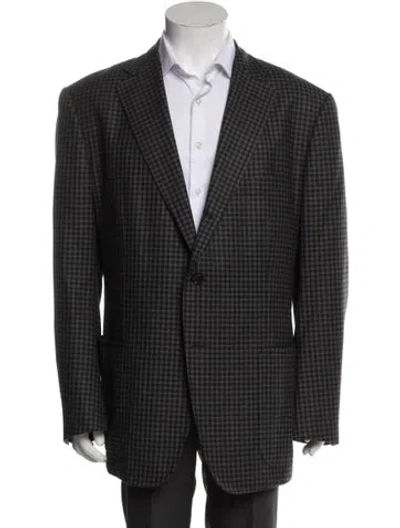 Pre-owned Tom Ford Pattern Printed Blazer In Gray