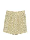 Tom Ford Pattern Shorts In Gold