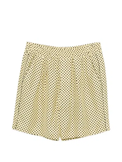 Tom Ford Pattern Shorts In Gold