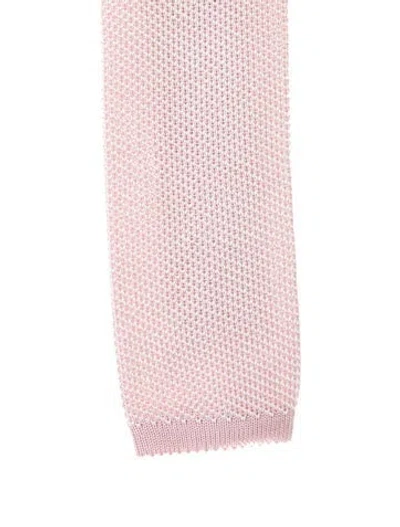 Pre-owned Tom Ford Pattern Silk Tie In Pink