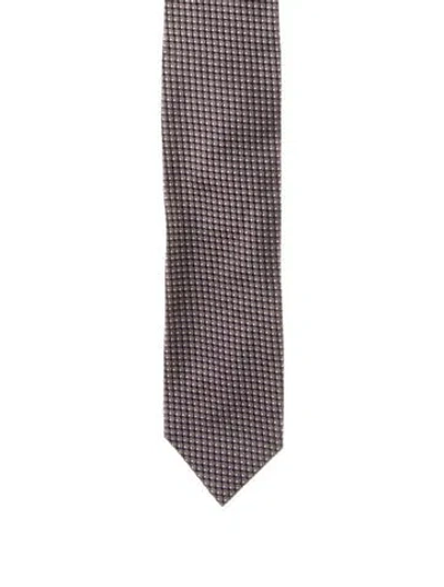 Pre-owned Tom Ford Pattern Tie In Purple