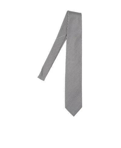 TOM FORD TOM FORD PATTERNED-JACQUARD POINTED-TIP TIE