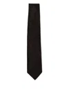 Tom Ford Patterned-jacquard Silk Tie In Brown