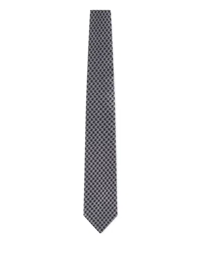TOM FORD PATTERNED-JACQUARD TIE