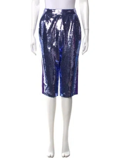 Pre-owned Tom Ford Patterned Knee-length Shorts In Blue