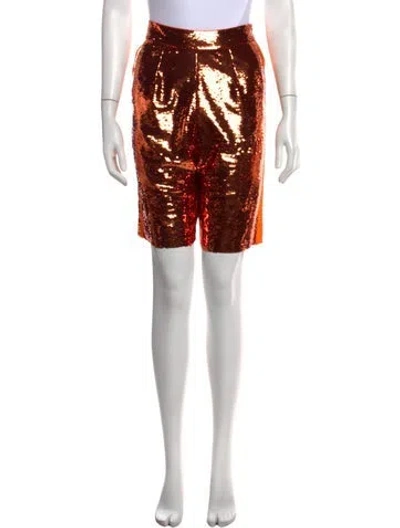 Pre-owned Tom Ford Patterned Knee-length Shorts In Orange