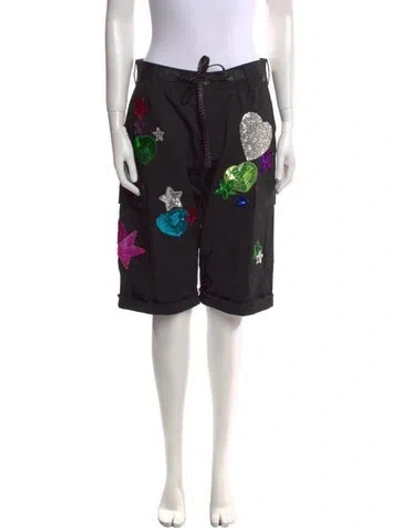 Pre-owned Tom Ford Patterned Knee-length Shorts W/ Tags In Black