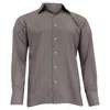 Tom Ford Patterned Long Sleeve Shirt In Brown Cotton In Brown