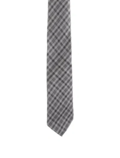 Pre-owned Tom Ford Patterned Silk Tie In Black